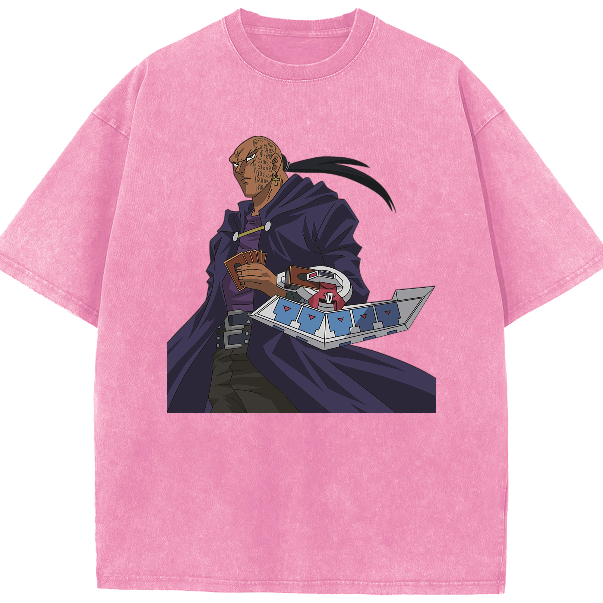 （画像用） 遊☆戯☆王 Yu-Gi-Oh! 綿100% ヴィンテージ風 半袖Tシャツ（フロントプリント）